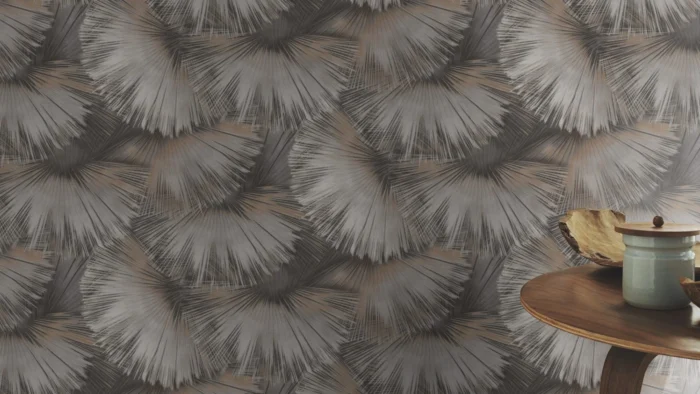 Papel mural PALMA Negro